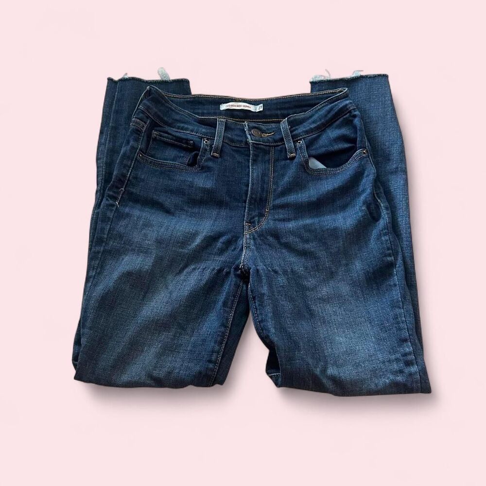 High waisted skinny jeans
